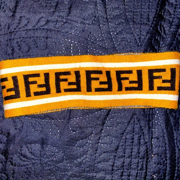 Black & Brown Wool Forever Fendi Head Band - Picture 1 of 4